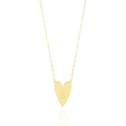 BRIE ELONGATED HEART NECKLACE