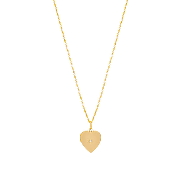 Heart Locket 14K Yellow Gold