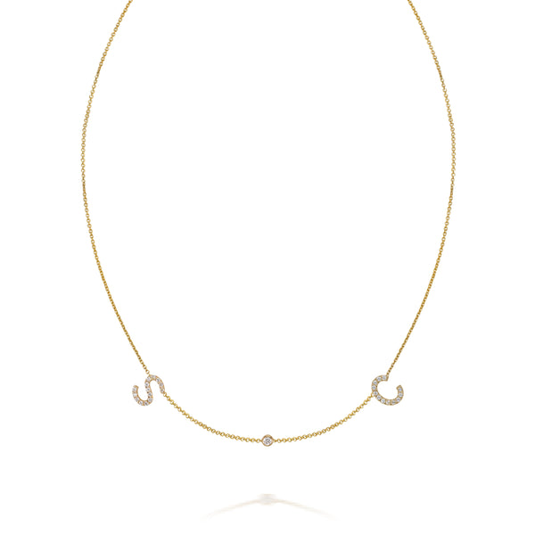 SHAYNA DIAMOND DUO HEART NECKLACE – SARAH CHLOE