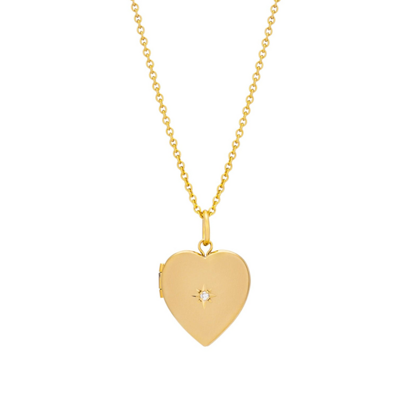 ALANA LARGE DIAMOND HEART LOCKET