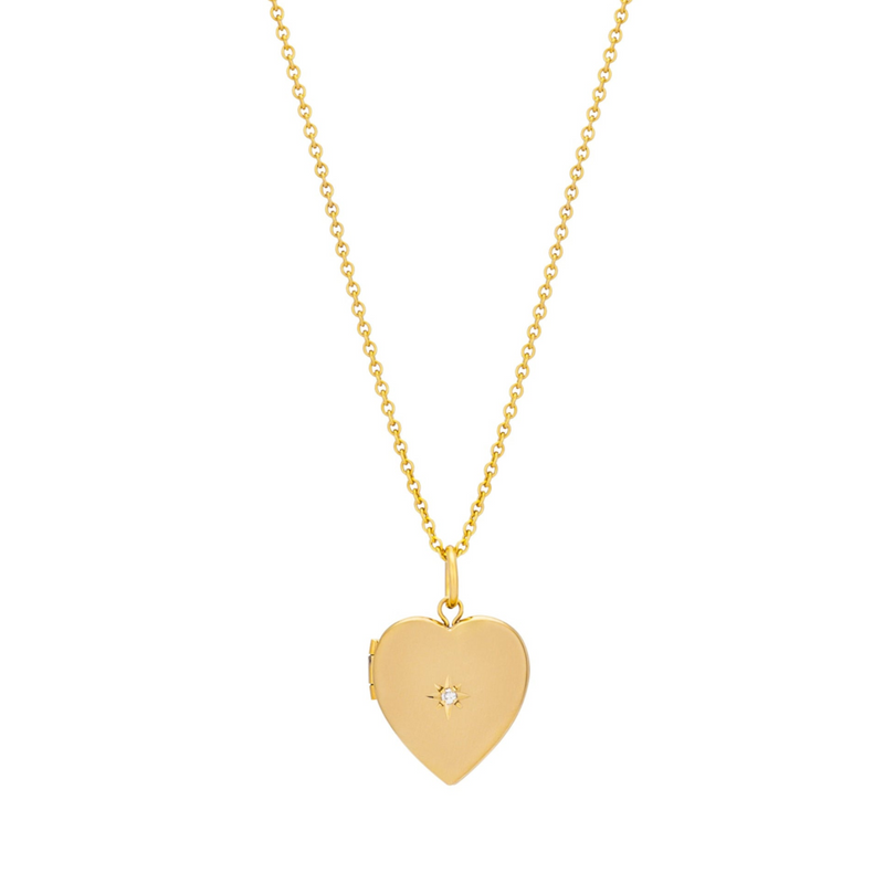 ALANA MEDIUM DIAMOND HEART LOCKET