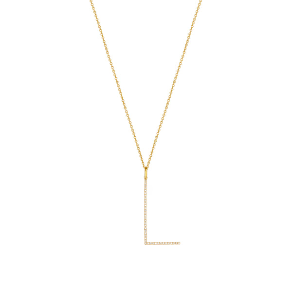 HAILEY JUMBO DIAMOND INITIAL