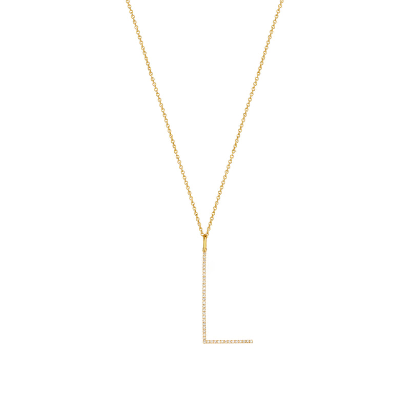 HAILEY JUMBO DIAMOND INITIAL