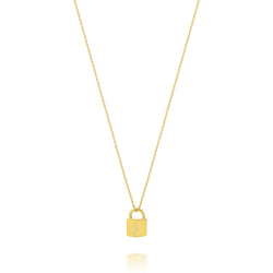 MILO PADLOCK CHARM NECKLACE