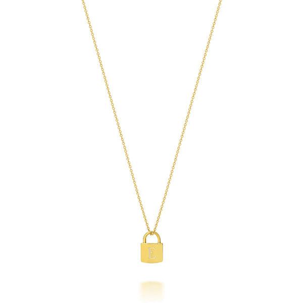 MILO PADLOCK CHARM NECKLACE