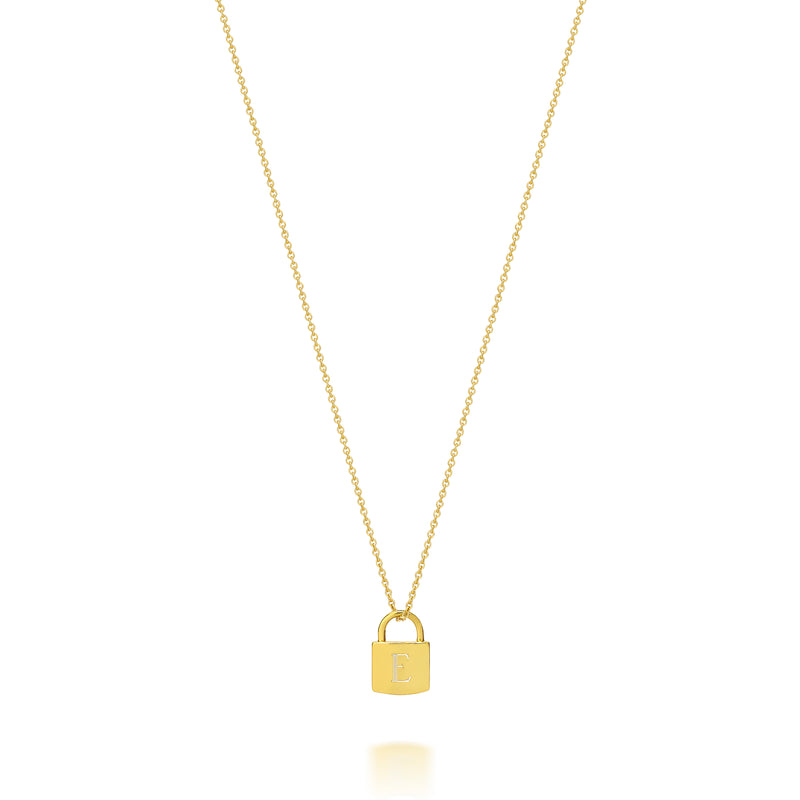 MILO PADLOCK CHARM NECKLACE