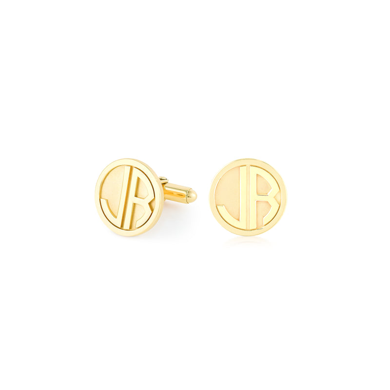 KIYLA MONOGRAM CUFFLINKS