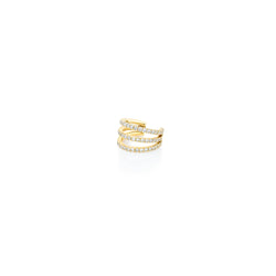 PALERMO TRIPLE ROW EAR CUFF