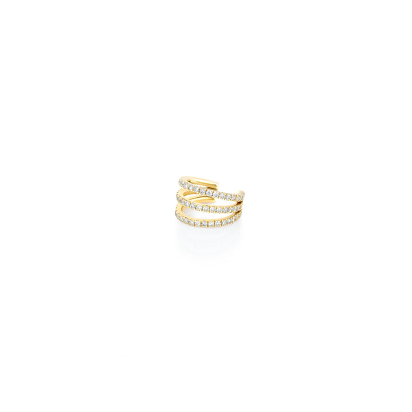 PALERMO TRIPLE ROW EAR CUFF