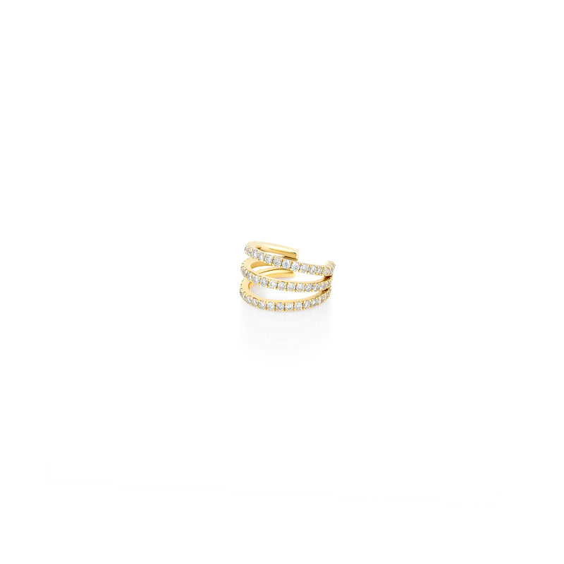 PALERMO TRIPLE ROW EAR CUFF