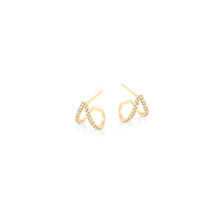 PALERMO WRAP STUD EARRINGS