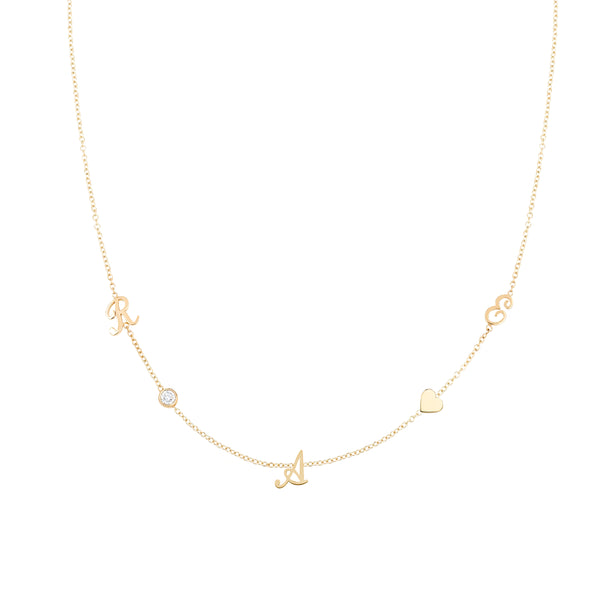 DASHA ASYMMETRIC CUSTOM NECKLACE