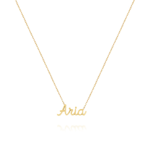 AVA DAINTY SCRIPT NAME NECKLACE