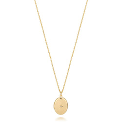 ALANA SMALL OVAL DIAMOND LOCKET
