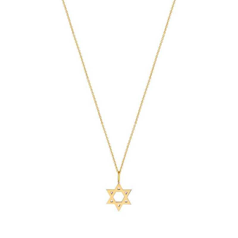 CHARMING STAR OF DAVID NECKLACE
