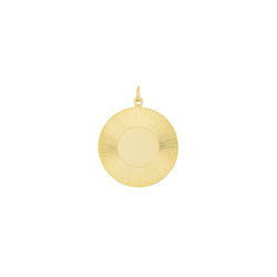 SOLI FLUTED MEDALLION LOOSE