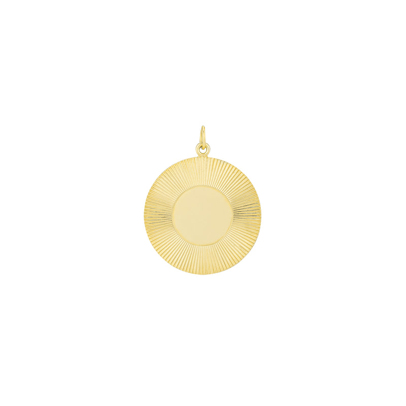 SOLI FLUTED MEDALLION LOOSE