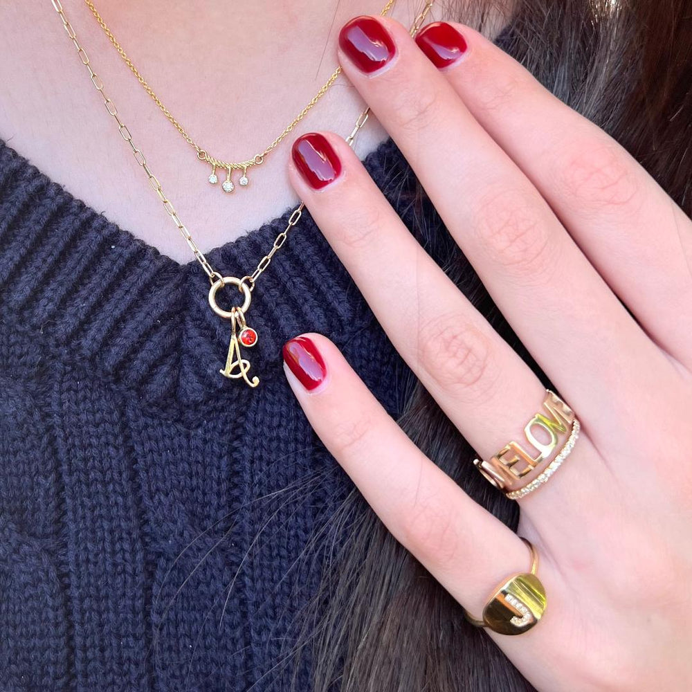 アクセサリー Mini Signet Oval Gold Mini Signet | Oval – Pieces of Starr