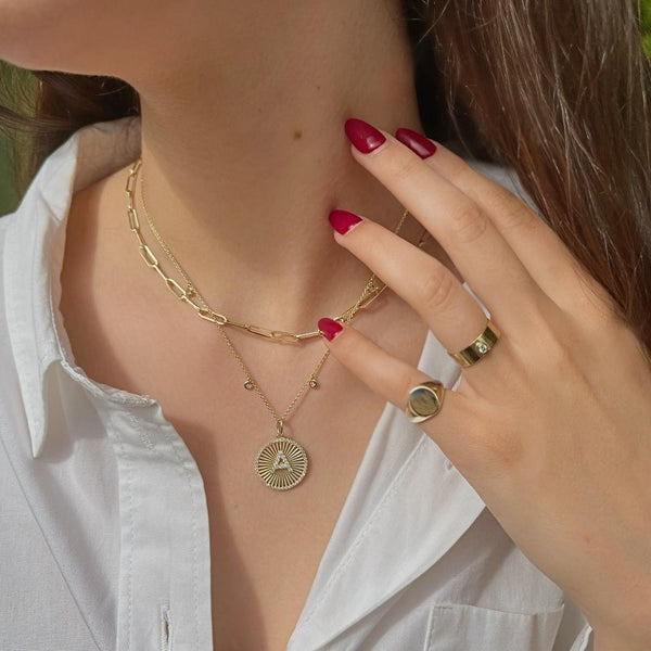 SHAYA INITIAL ROUND MEDALLION
