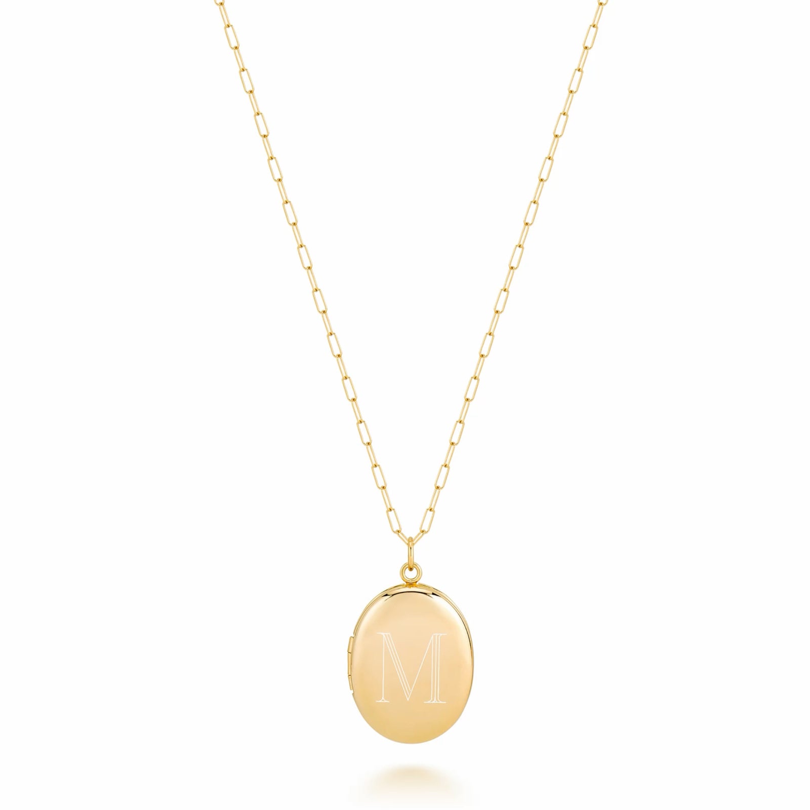 セレブ愛用【Sarah Chloe】CHARLI LARGE LOCKETネックレス SARAH CHLOE PERSONALIZED LOCKET