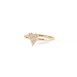 KAIA PAVE HEART RING