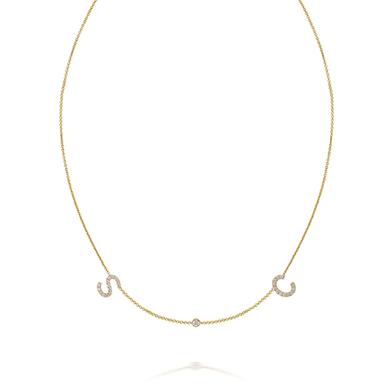 Large Gold Bar Necklace – Marissa Collections