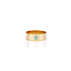 SLDA TURQUOISE STACKABLE CIGAR RING BAND