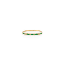 SLDA BIRTHSTONE STACKABLE RING BAND