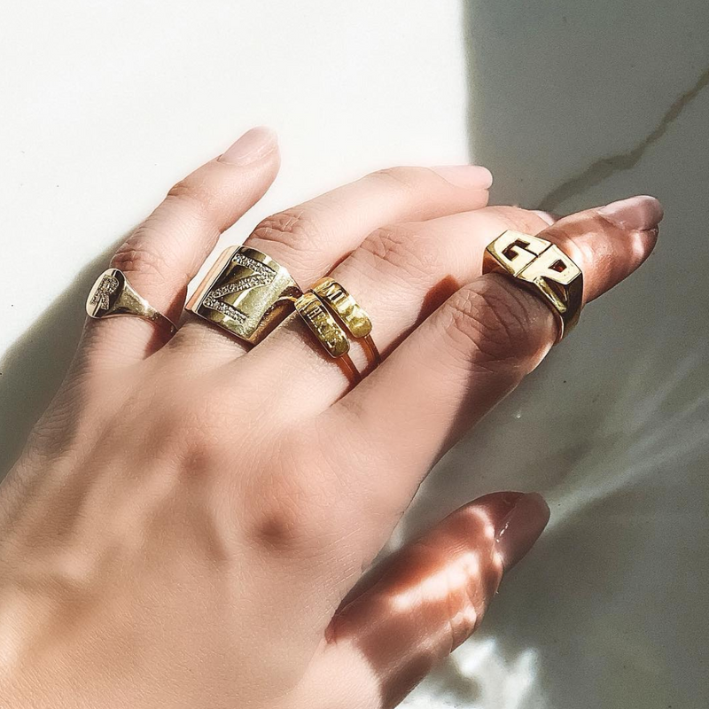 Harry Styles Initial Rings Harry Styles Letter Rings 2025