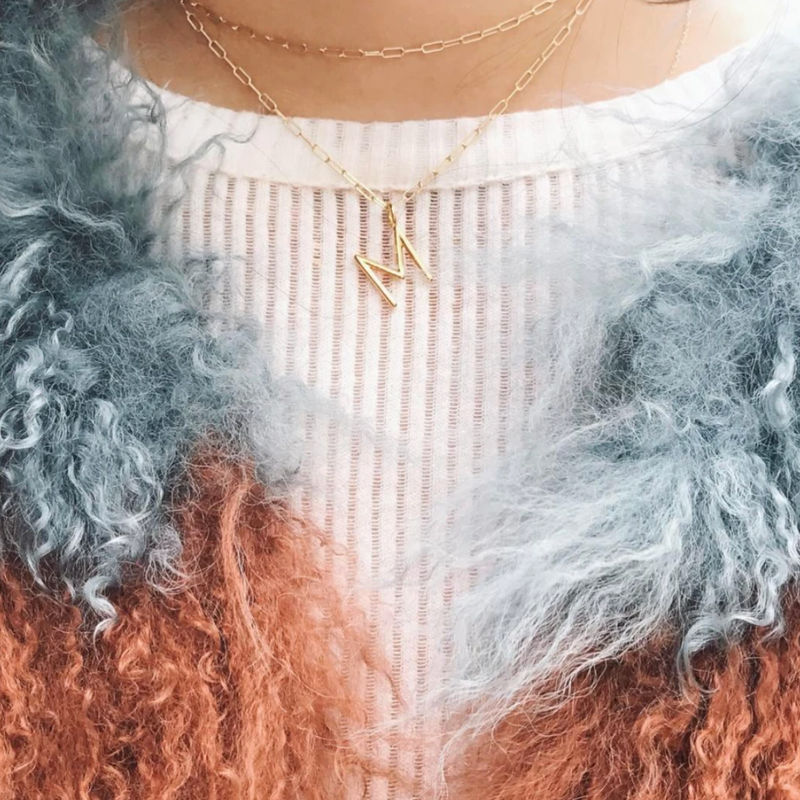 Double Initial Original Lowercase Charm Necklace – Shop Susan