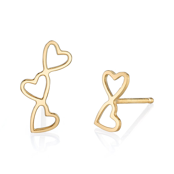 LOVE COUNT EARRING STUDS