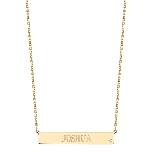 LEIGH ID DIAMOND ACCENT NECKLACE