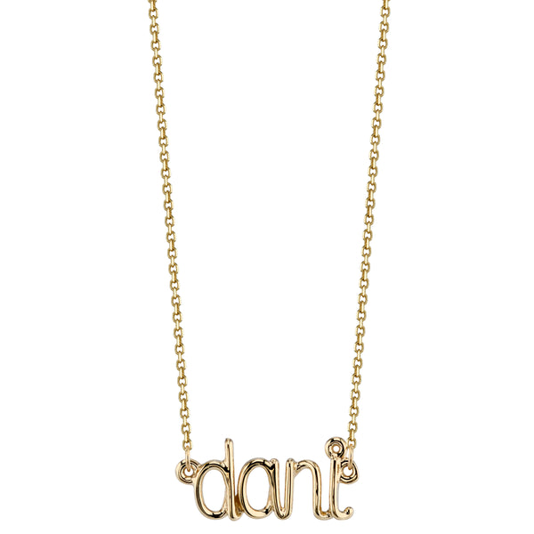 AVA WIRE NAME NECKLACE