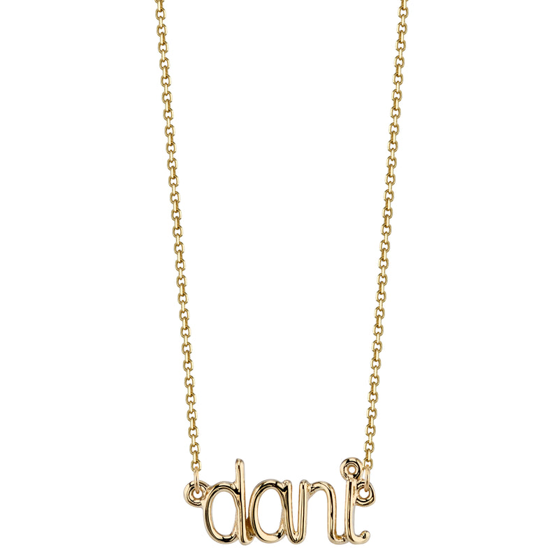AVA WIRE NAME NECKLACE