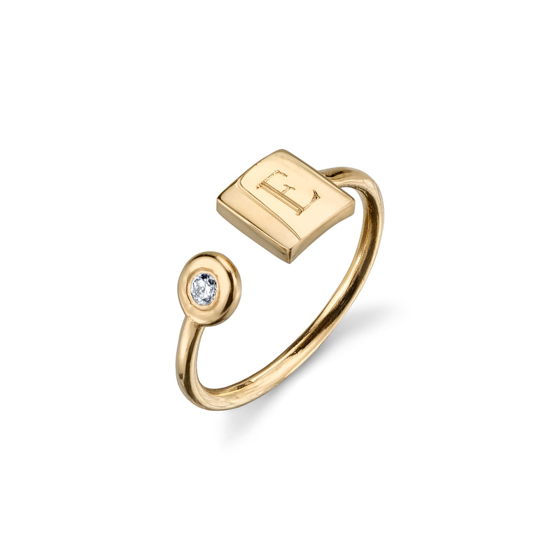 OPEN ROCHA DIAMOND-ROUND RING