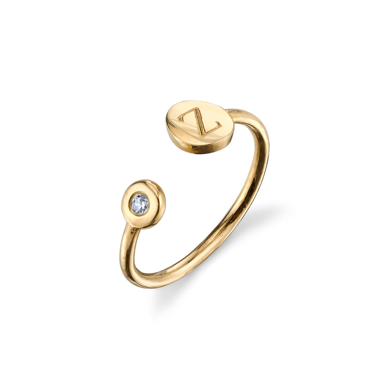 OPEN ROCHA DIAMOND-ROUND RING