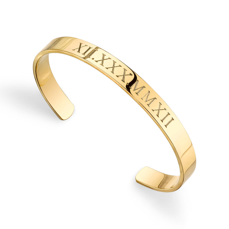 Jewellery Bangle Roman 90 Sapphire Roman Numeral Bangle Bracelet