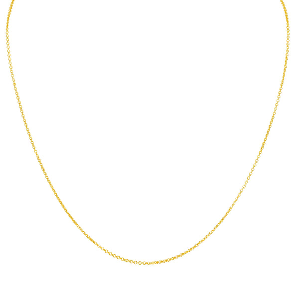 CHAINS: CABLE CHAIN-14KT GOLD