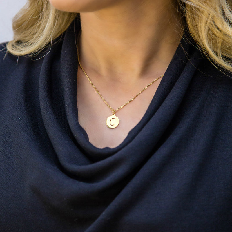 C Initial Layered Necklace | Nasty Gal