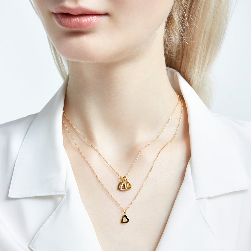 The Best Romantic Gift | Heart Diamond Pendant – DIVAA by ORRA