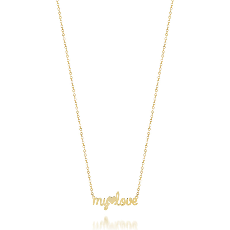 Love Necklace by Elements Gold